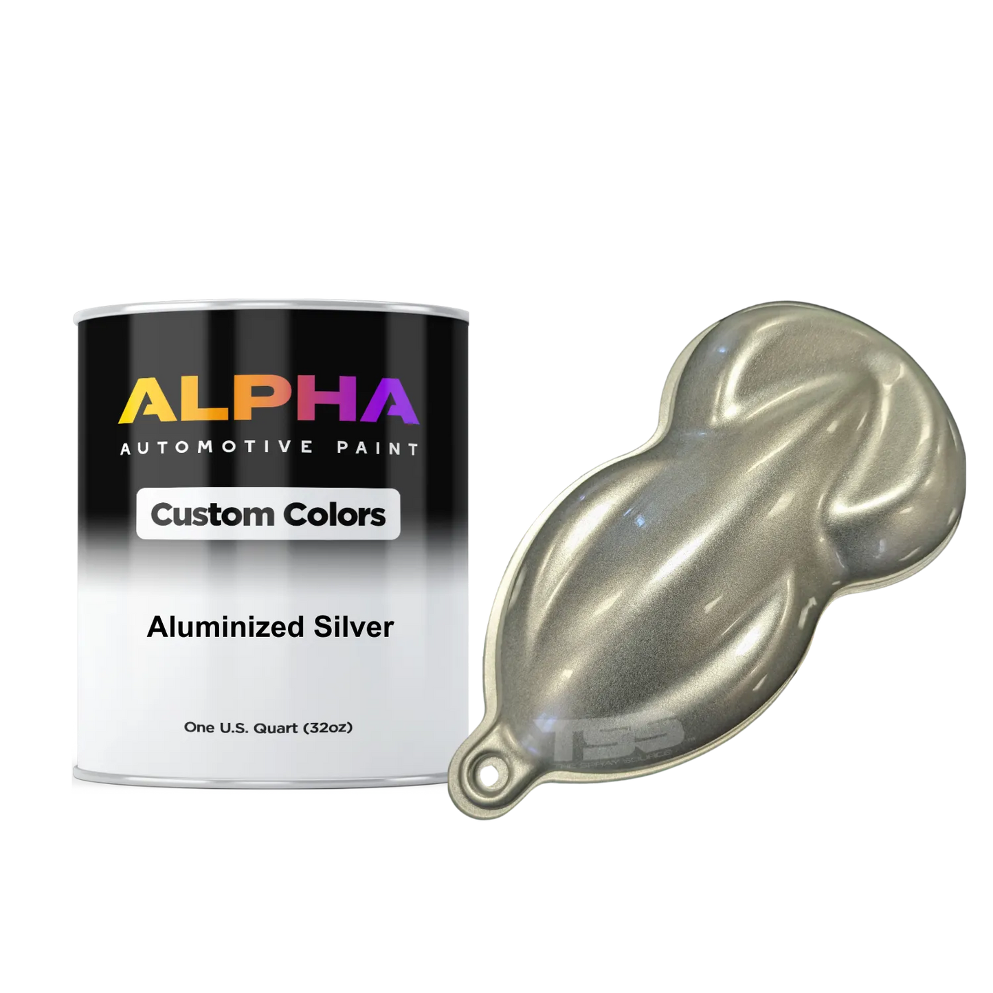 Aluminized Silver Paint Basecoat Midcoat