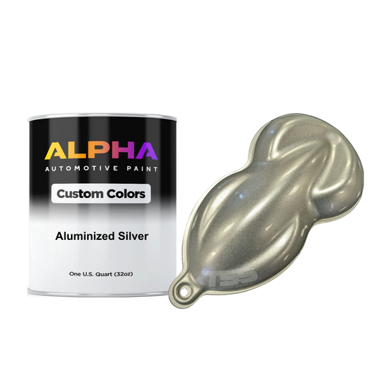 Aluminized Silver Paint Basecoat Midcoat