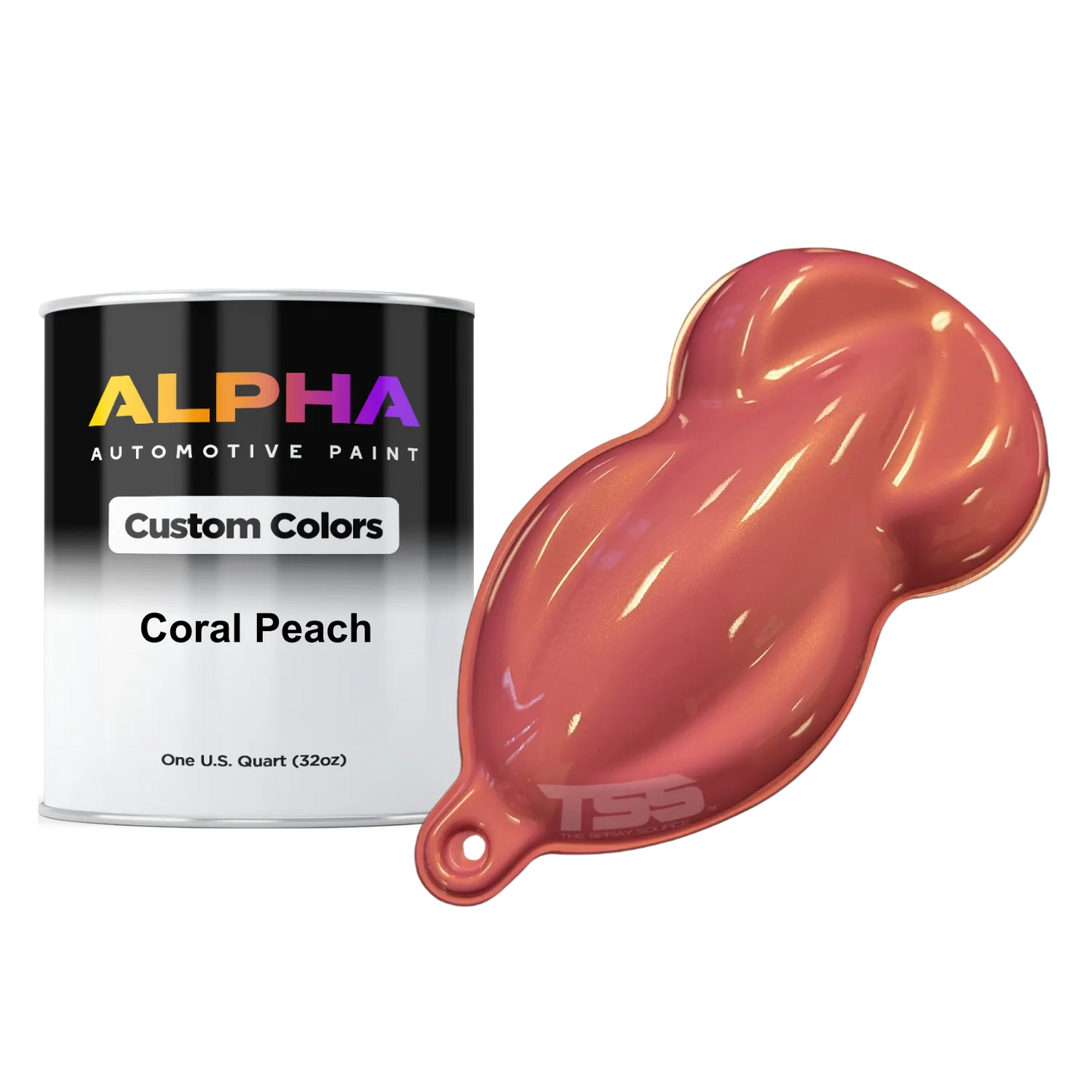 Coral Peach Paint Basecoat