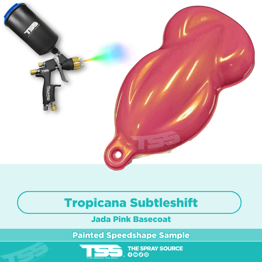 Tropicana Subtleshift Pre-Sprayed Speedshape Paint Sample (Jada Pink Ground Coat)