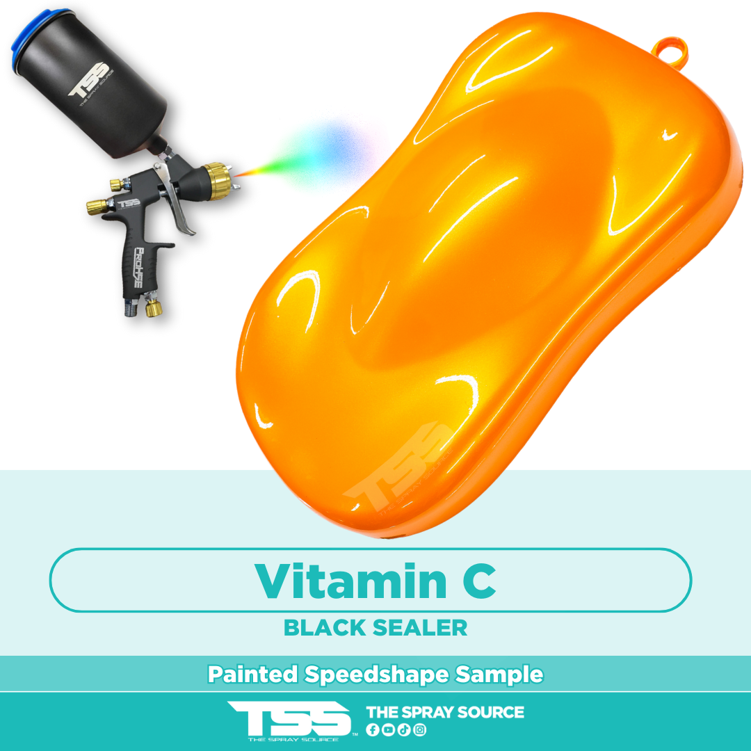 Vitamin C Pre-Sprayed Speedshape Paint Sample (Black Ground Coat)