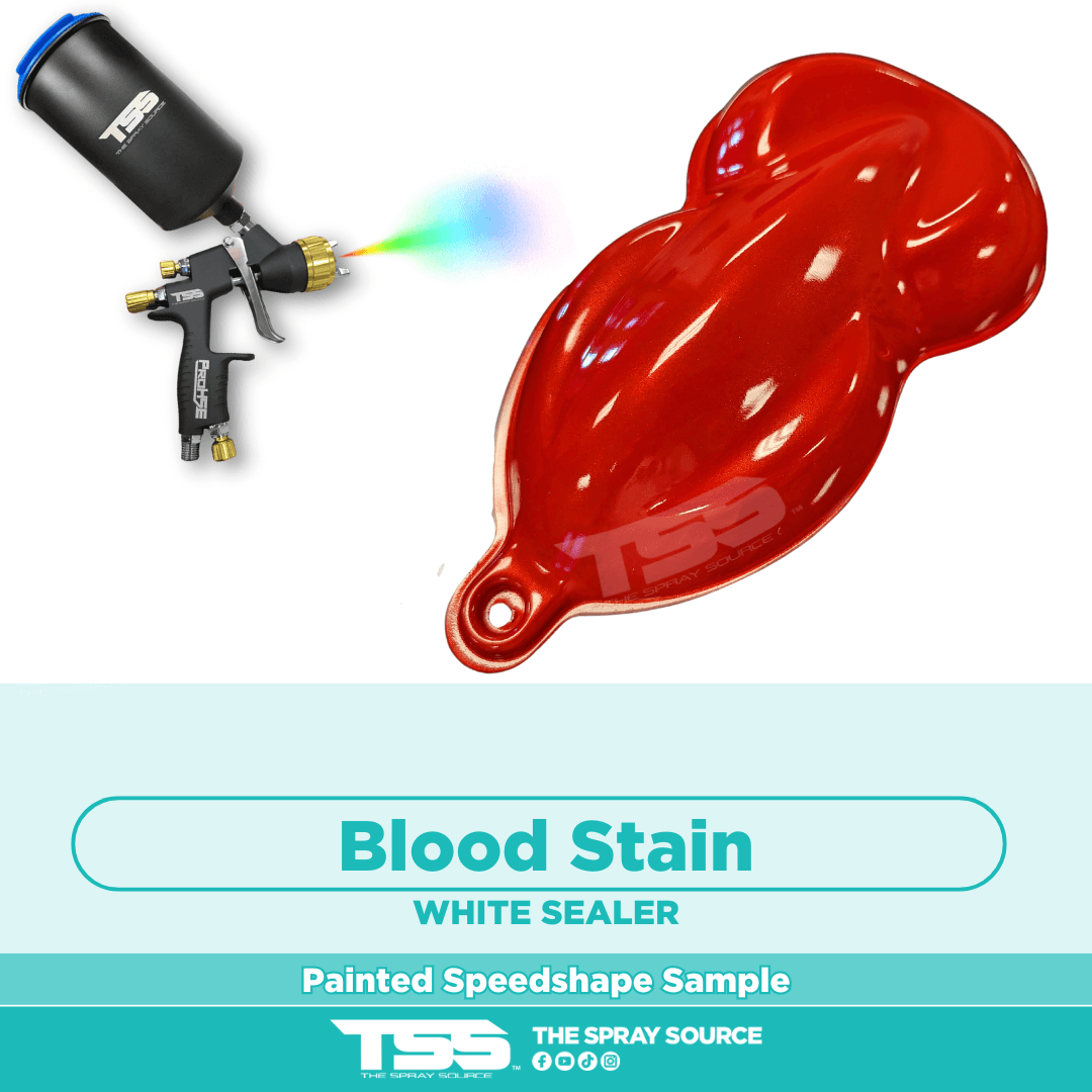 Blood Stain Pre-Sprayed Speedshape Paint Sample (White Ground Coat)