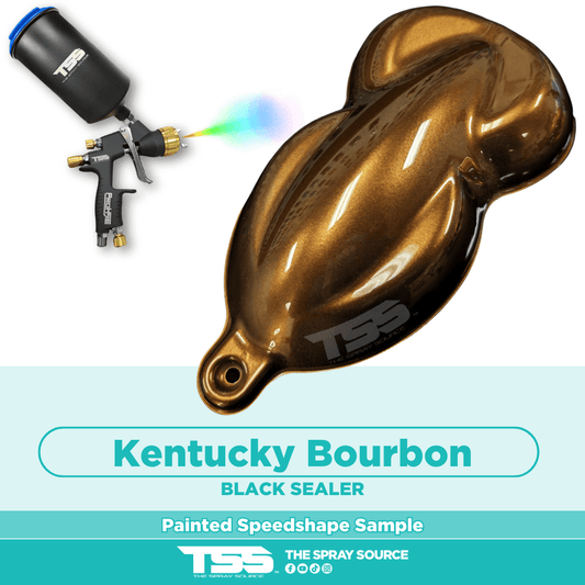 Kentucky Bourbon Pre-Sprayed Speedshape Paint Sample (Black Ground Coat)