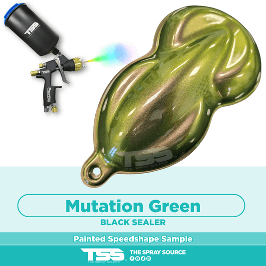 Mutation Green Pre-Sprayed Speedshape Paint Sample (Black Ground Coat)