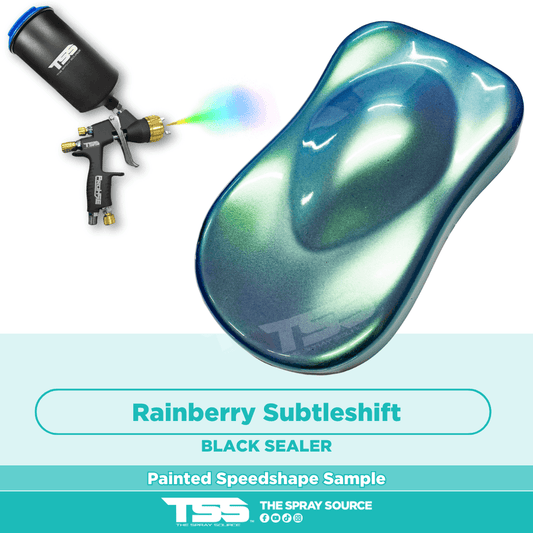 Rainberry Subtleshift Pre-Sprayed Speedshape Paint Sample (Black Ground Coat)