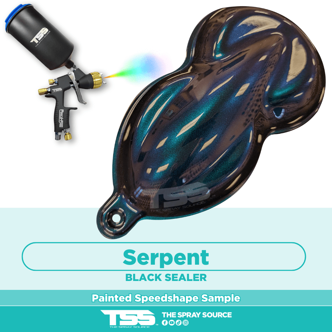 Serpent Pre-Sprayed Speedshape Paint Sample (Black Ground Coat)