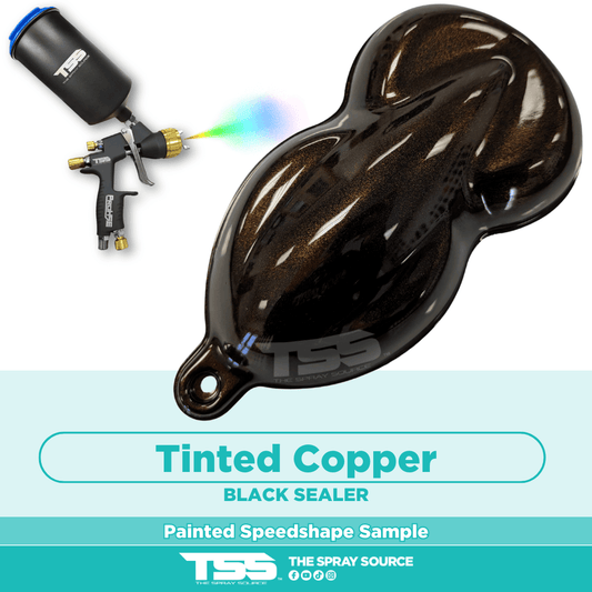 Tinted Copper Pre-Sprayed Speedshape Paint Sample (Black Ground Coat)