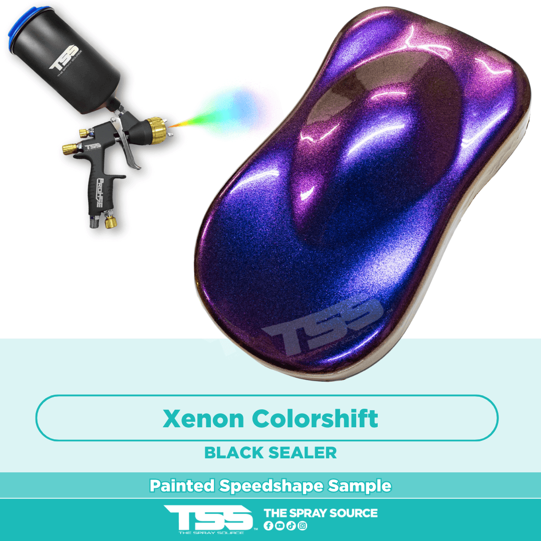 Xenon Colorshift Pre-Sprayed Speedshape Paint Sample (Black Ground Coat)